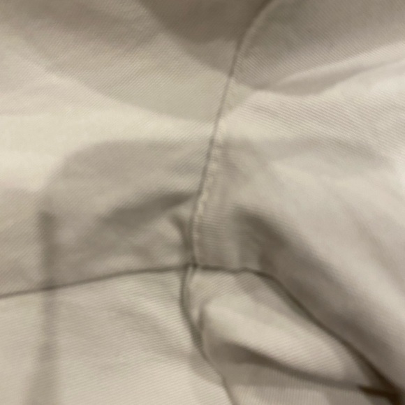 Lee Women’s At The Waist Straight Leg Twill Khaki Pants Size P14 - Picture 8 of 13